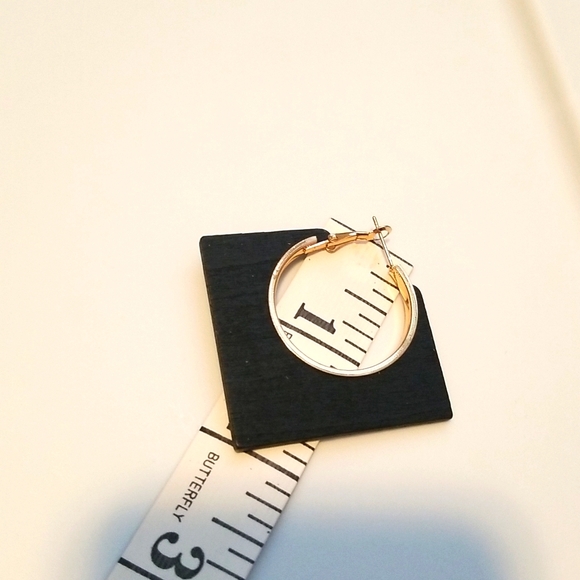 3 for $15 Geometric Black Wood Earrings - Picture 5 of 5